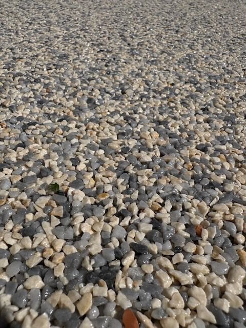 Terrasses résine drainante